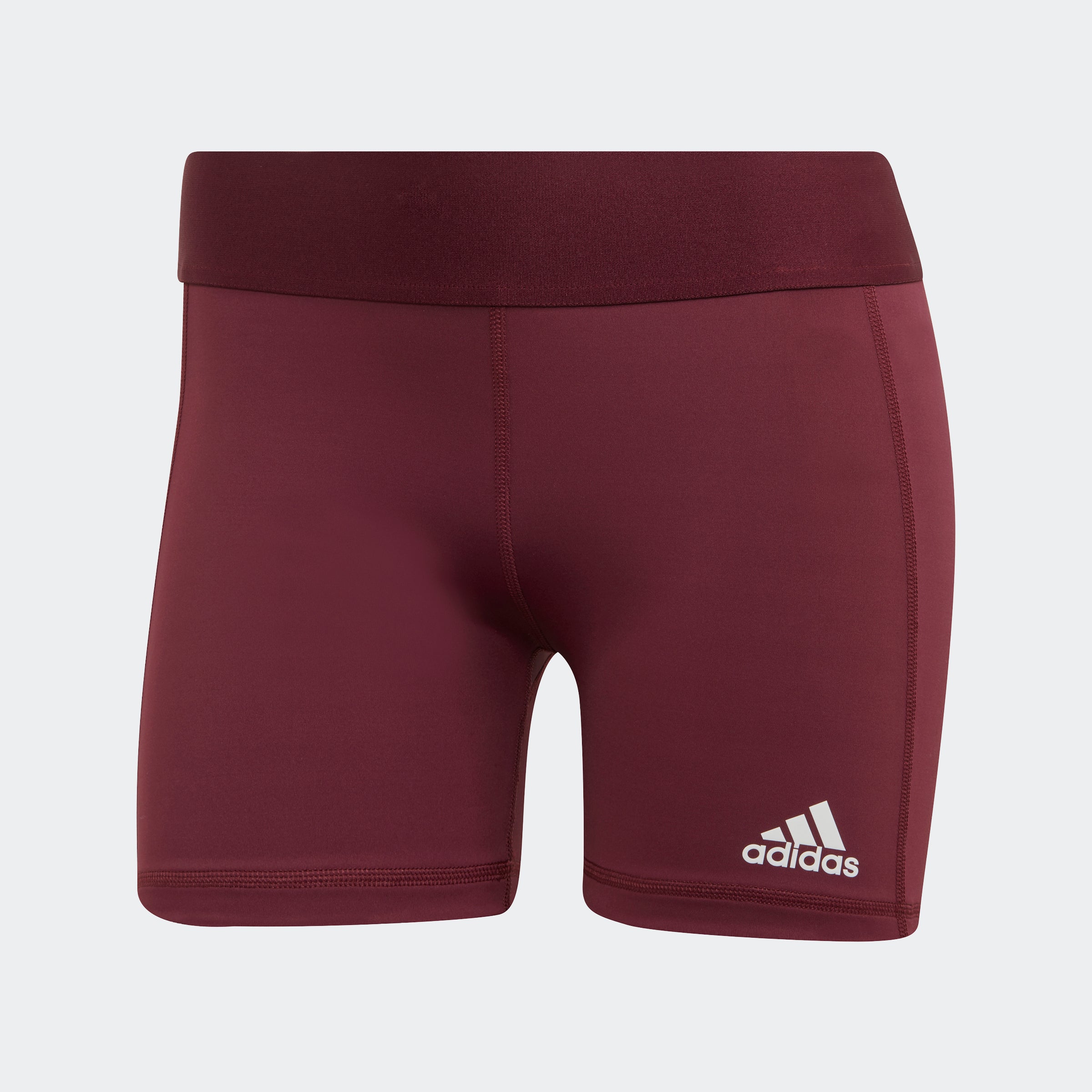 

Женские волейбольные шорты adidas Techfit, цвет Team Maroon / White