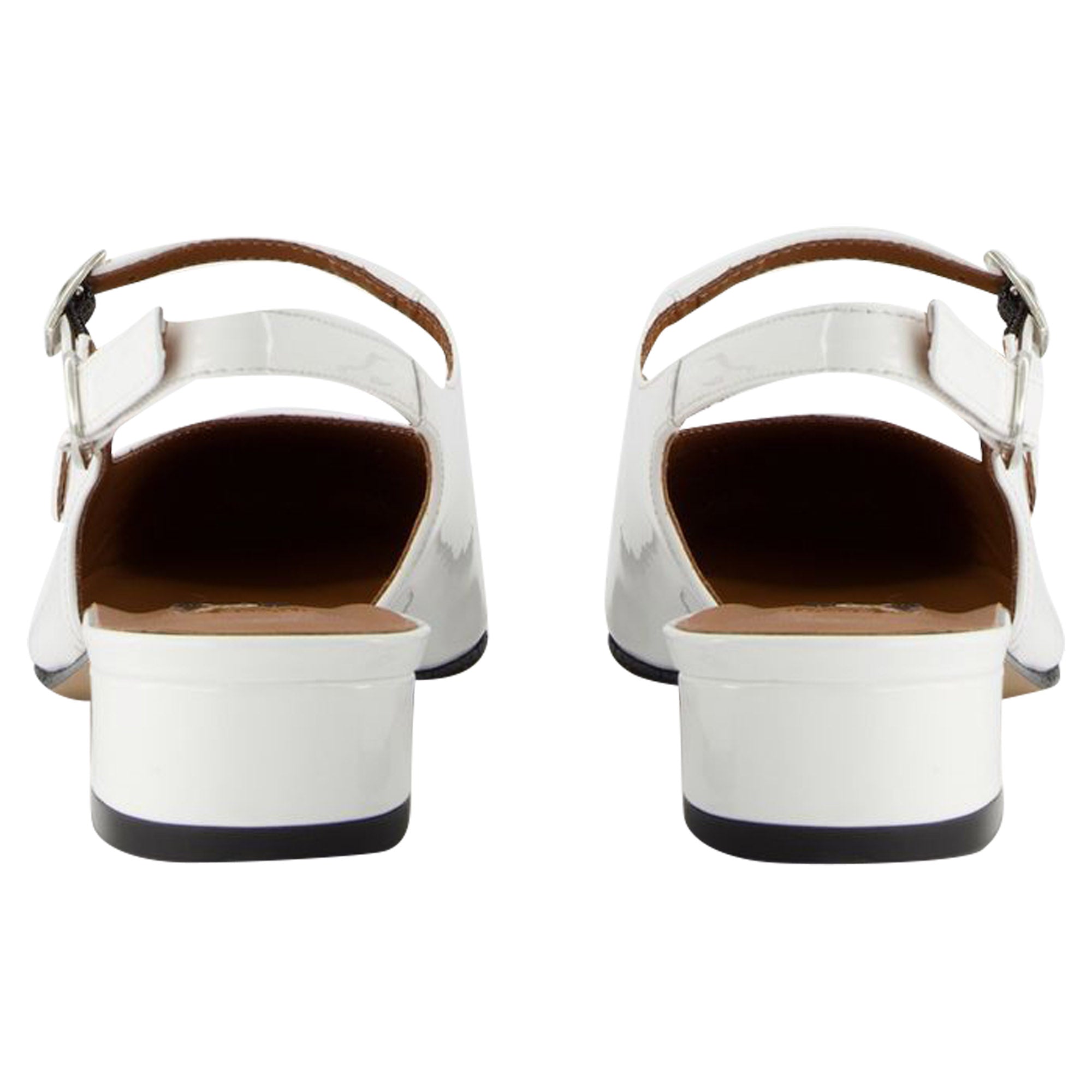 Туфли Peche Pumps - Carel - Белые - Лакированная кожа Carel Paris — фото 3