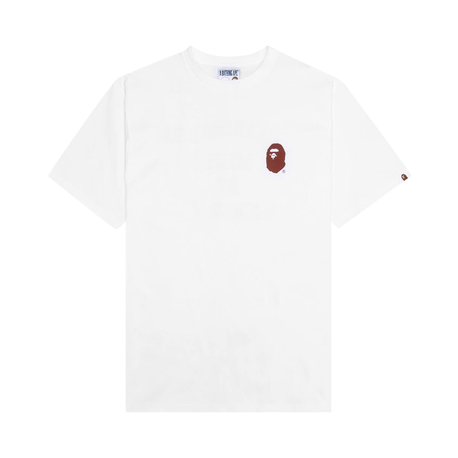 

Футболка с надписью BAPE, Белая