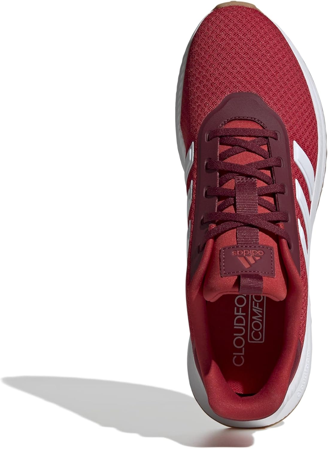 Мужские кроссовки Adidas XPLR Path, белый/красный/бордовый — фото 2