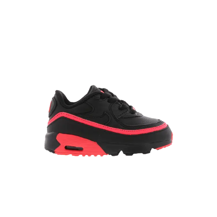 

Кроссовки Nike Undefeated x Air Max 90 TD 'Black Solar Red', черный