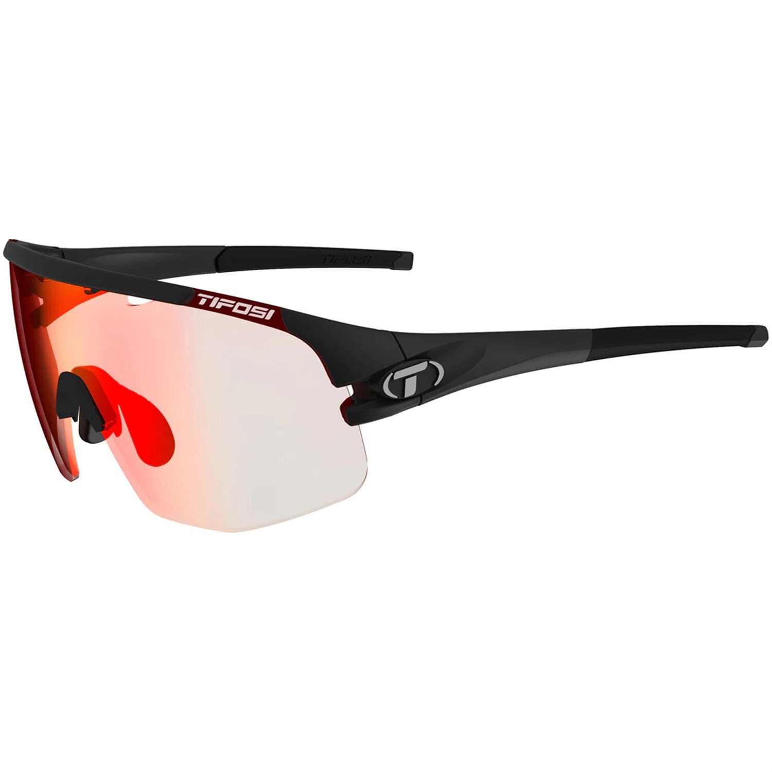 

Солнцезащитные очки Tifosi Sledge Lite, цвет Matte Black/Clarion Red Fototec