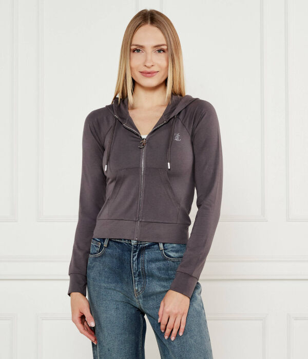 

Пещера свитера Slim fit Juicy Couture, черный