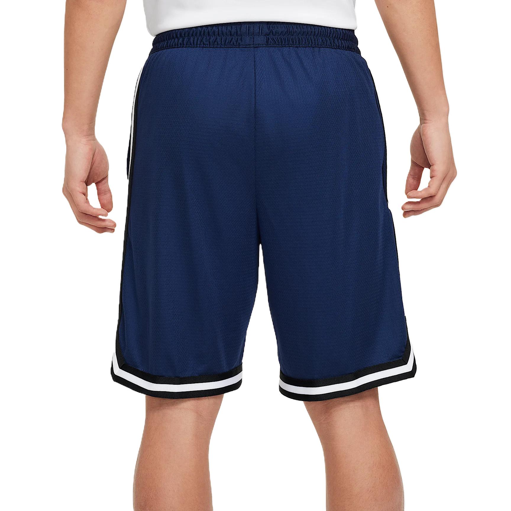 Nike Dri Fit DNA Swoosh Casual Shorts мужские Midnight Marine Blue/Black/White — фото 4