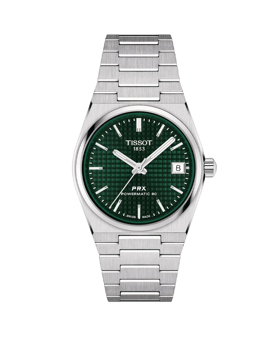 

Женские часы коллекции PRX в корпусе из стали Tissot, серебряный