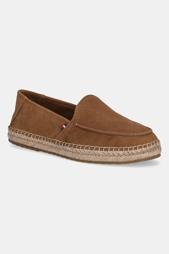 

Эспадрильи замшевые Hilfiger Flex Espa Suede Loafer Tommy Hilfiger, коричневый