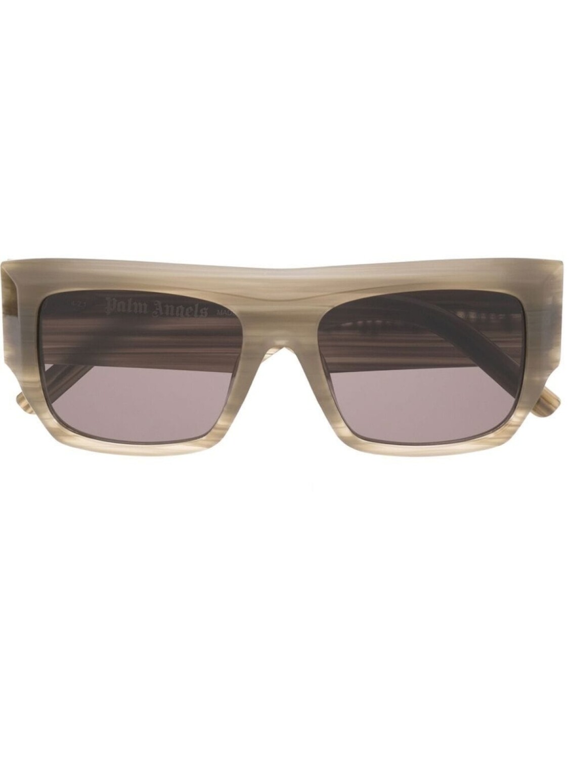 

Palm Angels Eyewear солнцезащитные очки в квадратной оправе, зеленый