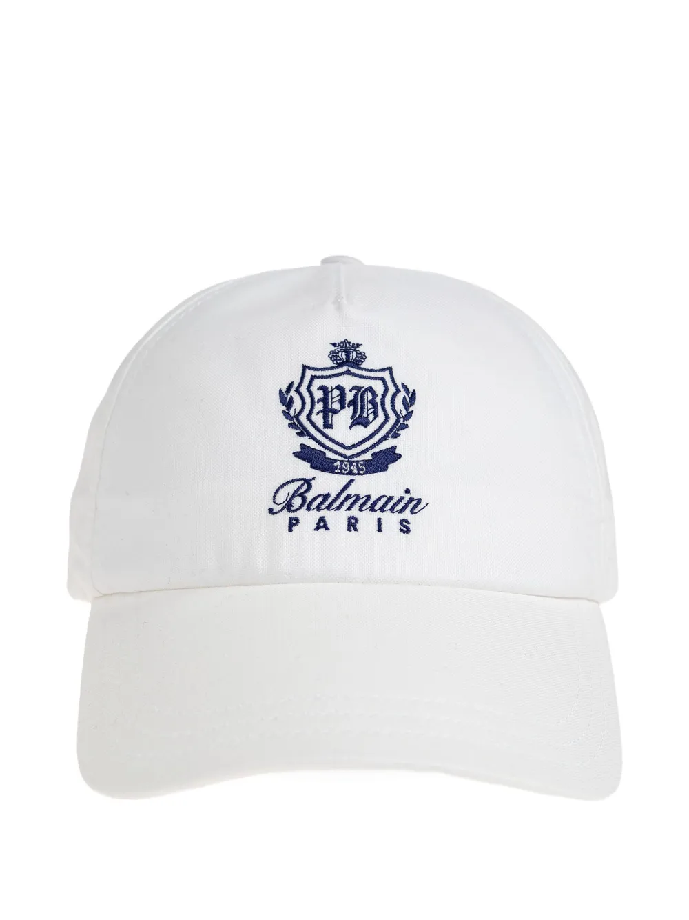 

Бейсболка с вышитым логотипом Balmain, белый