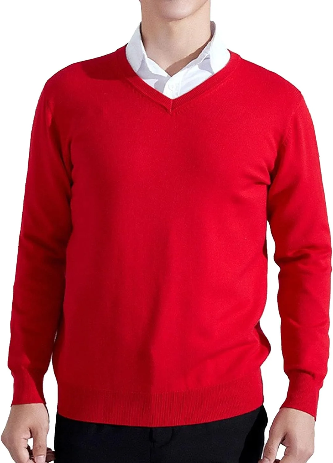 

Maiyifu-GJ мужской повседневный свободный вязаный пуловер