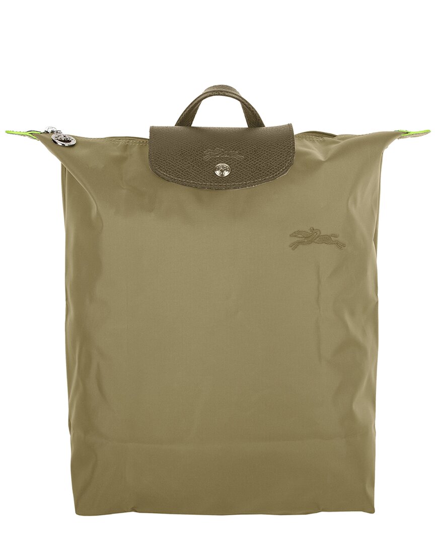 

Longchamp Le Pliage Зеленая средняя холщовая рюкзак