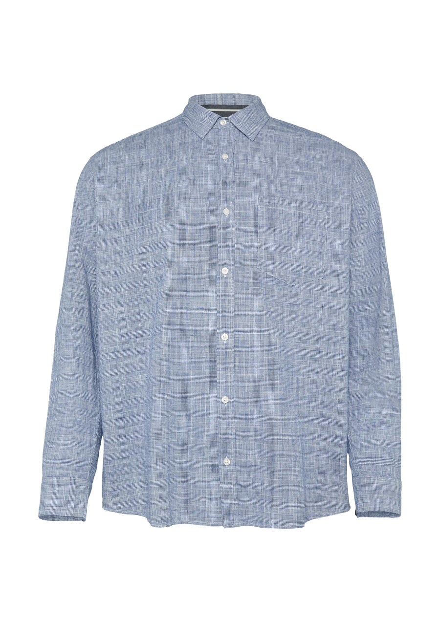 

Рубашка на пуговицах классического кроя s.Oliver, marine blue