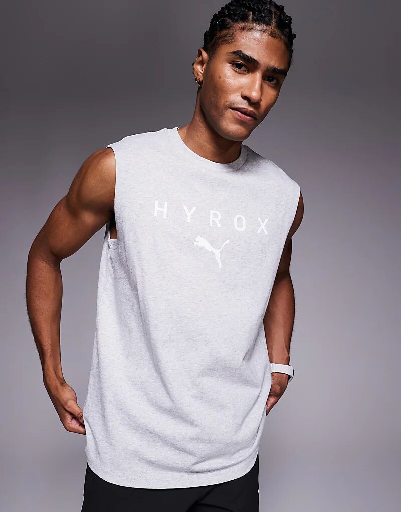 

Жилет-труба Puma x Hyrox светло-серого цвета