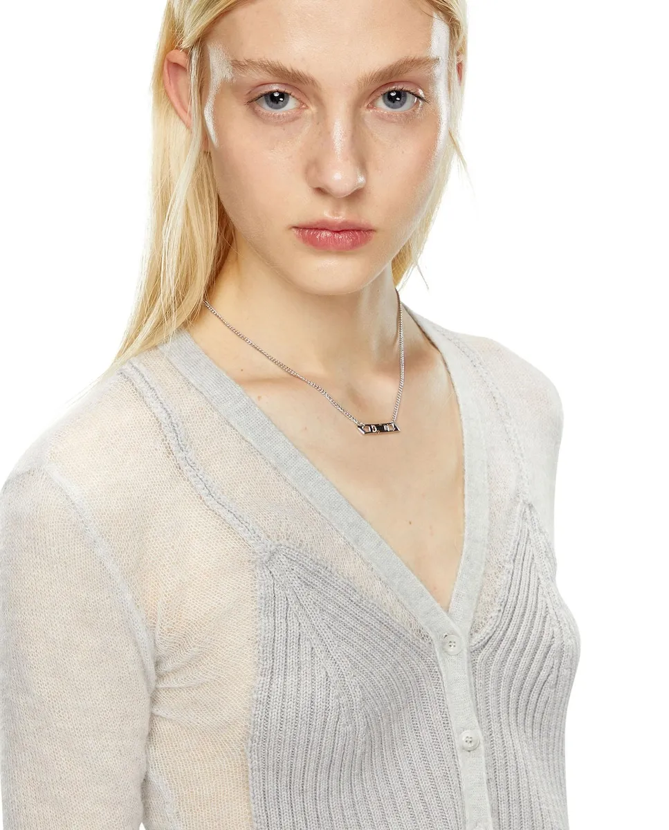 

Прозрачные женские кардиганы Diesel, серый