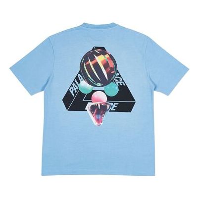 

Футболка PALACE Sans Ferg T-Shirt Cornflower Blue Glasses Back Logo Short Sleeve Unisex, синий