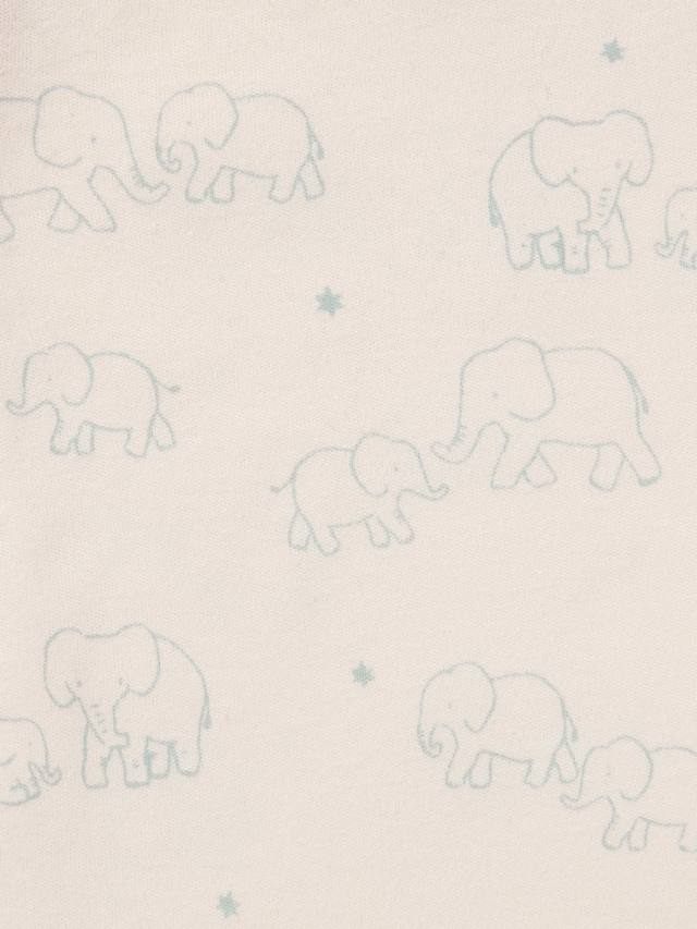 Комбинезон для сна с детским слоненком John Lewis, Bib and Elephant Toy Gift Set — фото 3