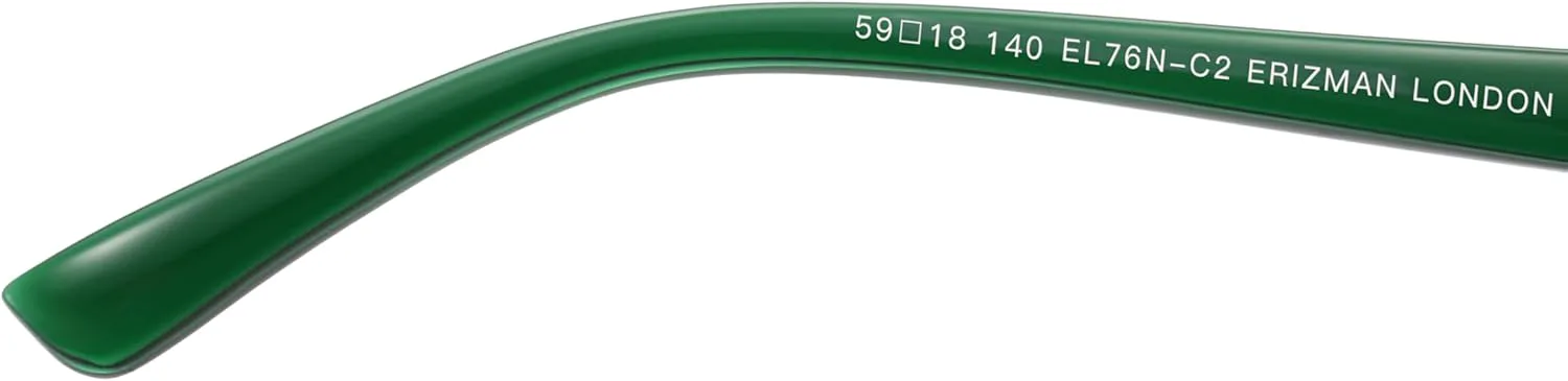 

EL76N Оригинальные поляризованные солнцезащитные очки UV400 HD для женщин, для путешествий и спорта: серия British Heritage, модель 4 Erizman London, El76n-c2 Green