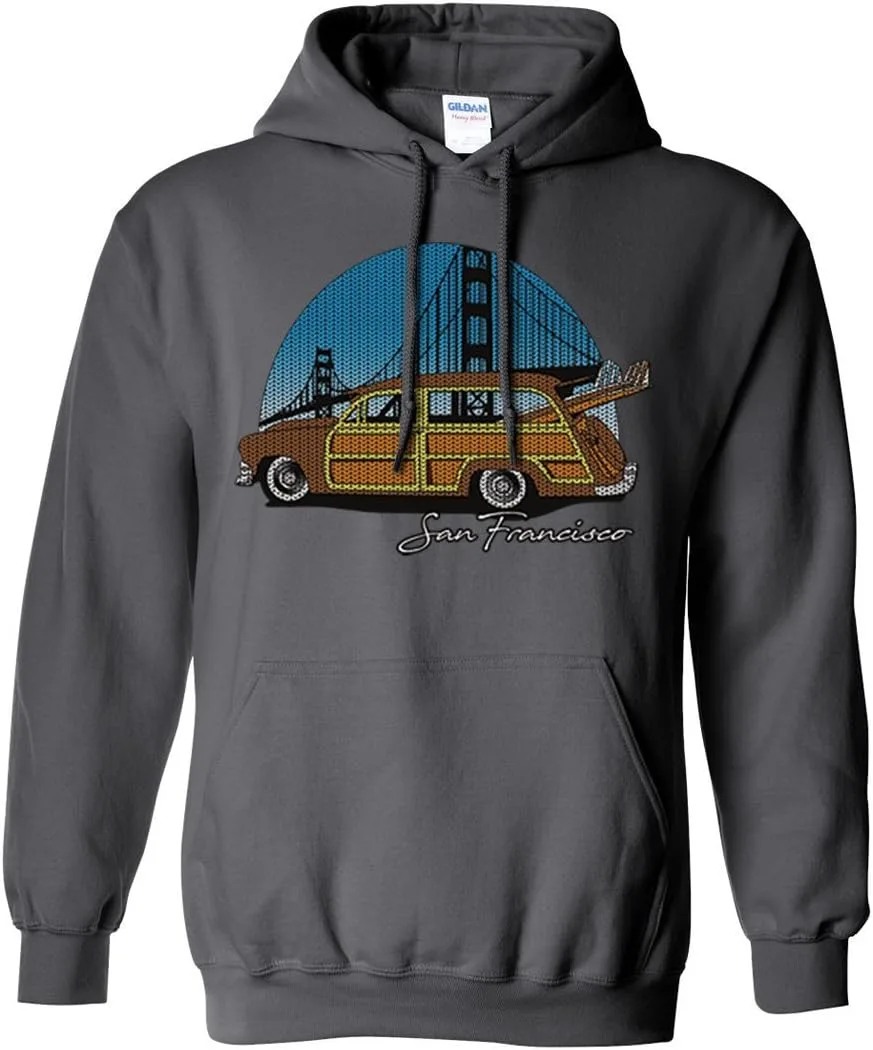 

Толстовка с капюшоном San Francisco Knit Style Woody Dolphin Shirt Co