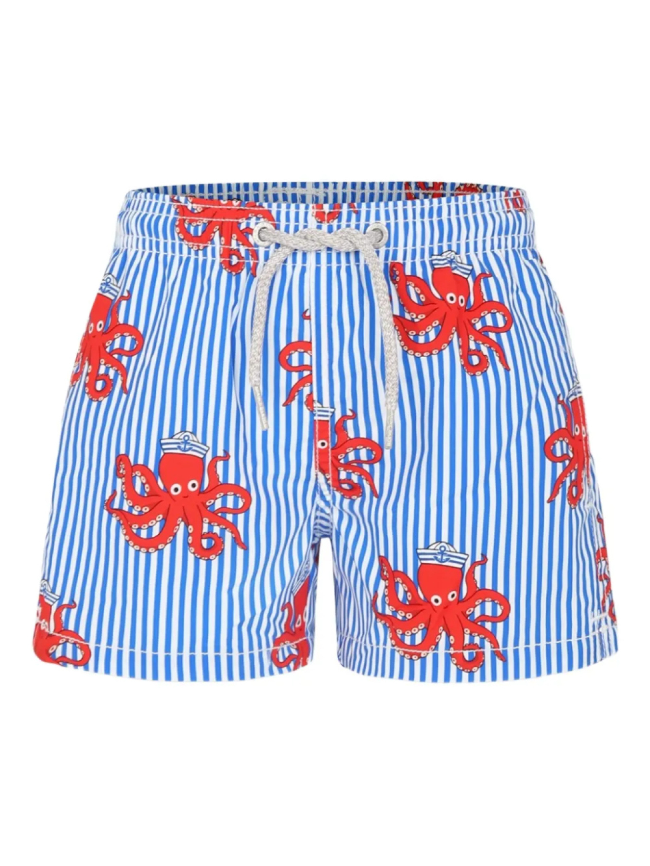 

Полосатые шорты для плавания MC2 Saint Barth Kids, синий