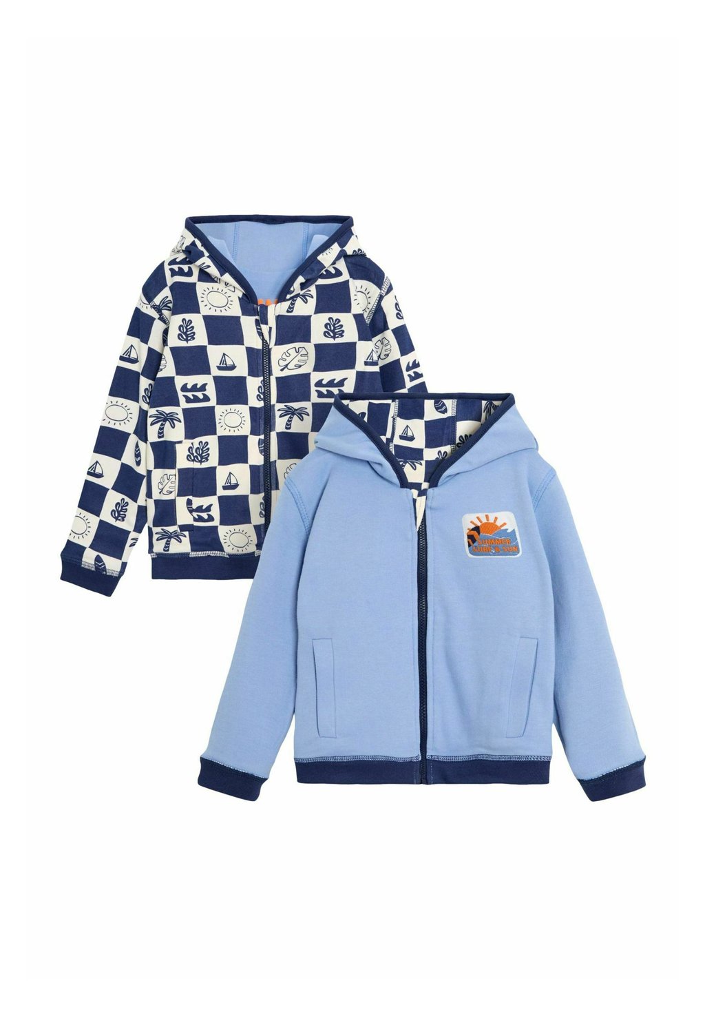 

Толстовка на молнии REGULAR FIT JoJo Maman Bébé, синий