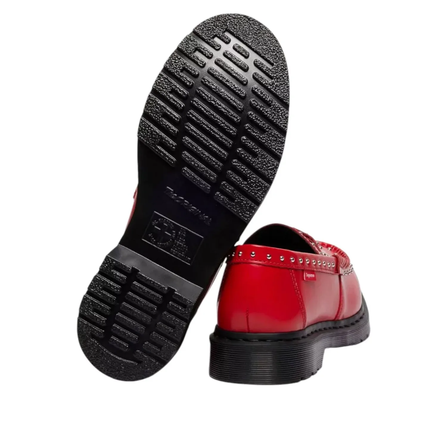 Лоферы Dr. Martens x Supreme Studded Penton, красный — фото 4