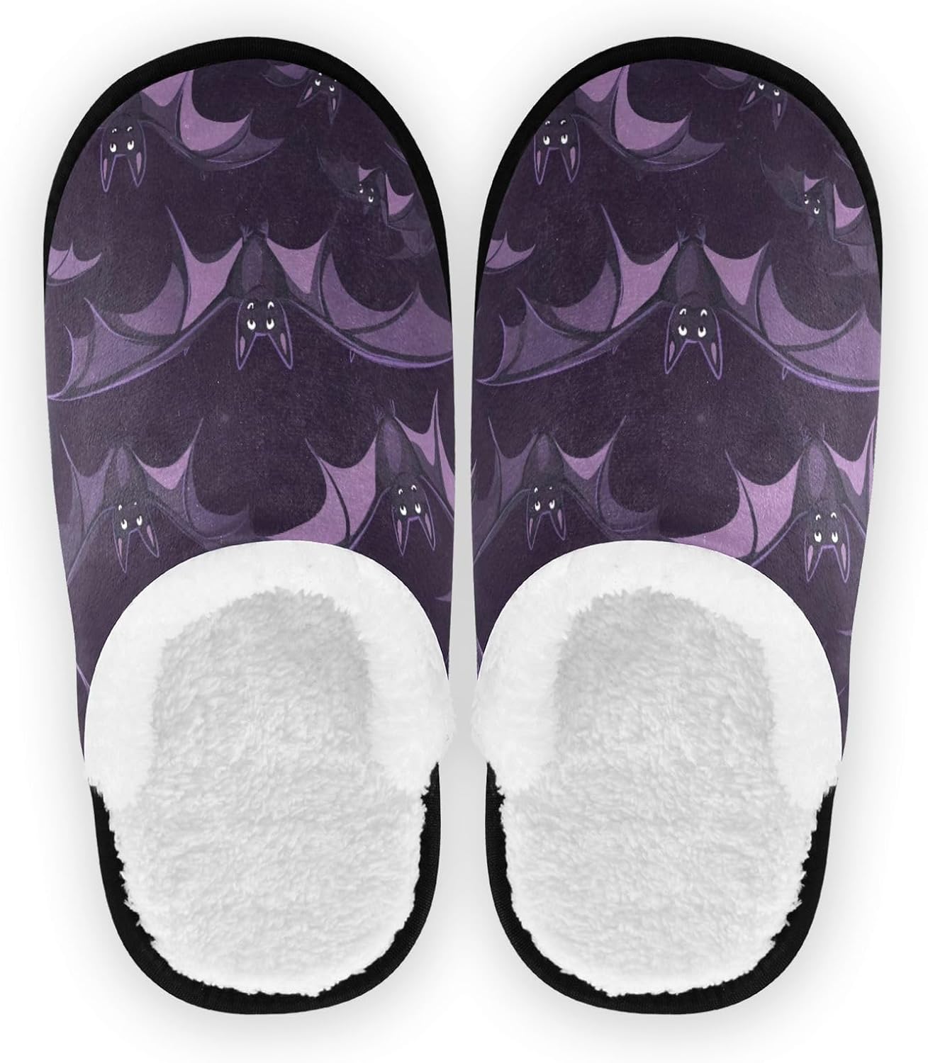 

Домашние тапочки UMIRIKO Halloween Bat для женщин и мужчин, моющиеся, с противоскользящей подошвой, с сумкой для хранения для путешествий и спа 20859170