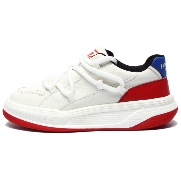 

Низкие повседневные туфли мужские ZUOSAISI, White Red