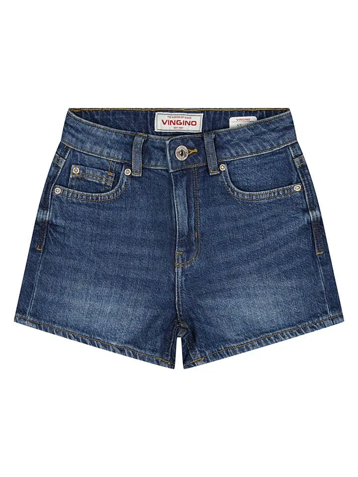 Шорты джинсовые high waist Vingino, синие