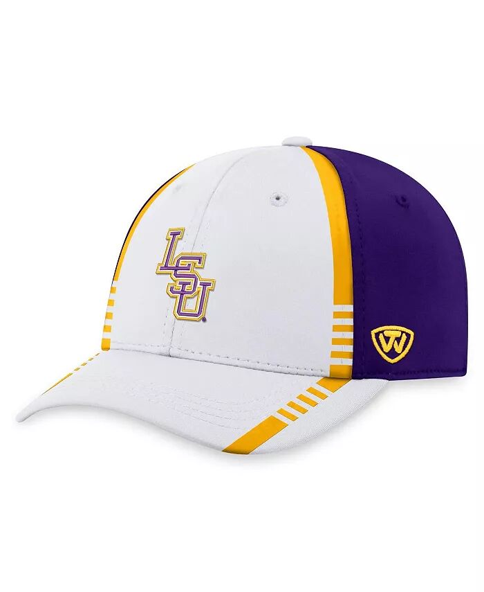 

Мужская белая, фиолетовая бейсболка LSU Tigers Iconic Flex Top of the World