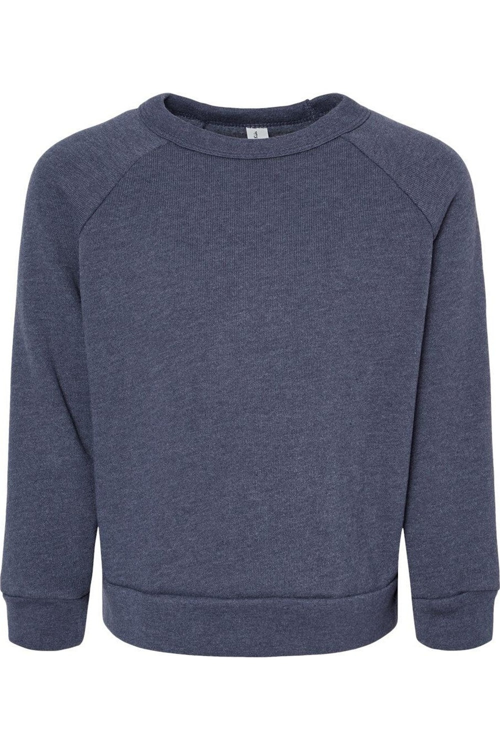 

Толстовка реглан из флисовой губки для малышей BELLA + CANVAS, цвет heather navy