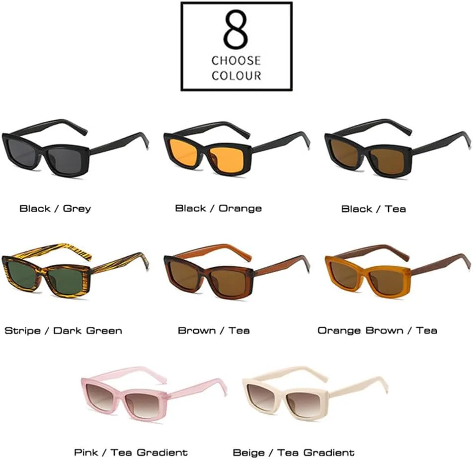 

Женские солнцезащитные очки «кошачий глаз», желейные, с градиентной защитой UV400, для занятий спортом на открытом воздухе, бега и езды generic, Orange Brown Tea