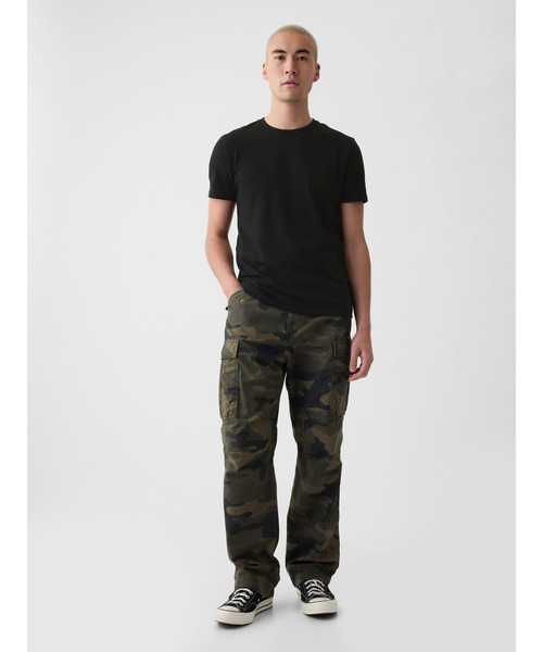 Футболка GAP из хлопкового джерси, черный — фото 3