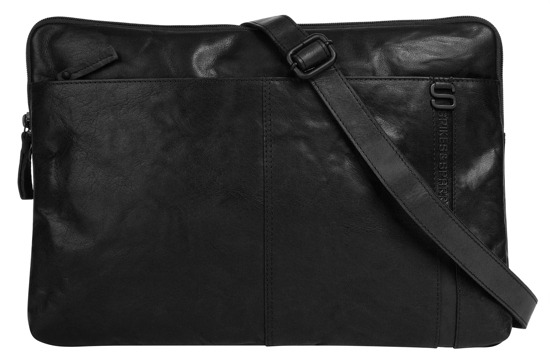 

Сумка для документов Spikes & Sparrow "LAPTOP SLEEVE", натуральная кожа, черный