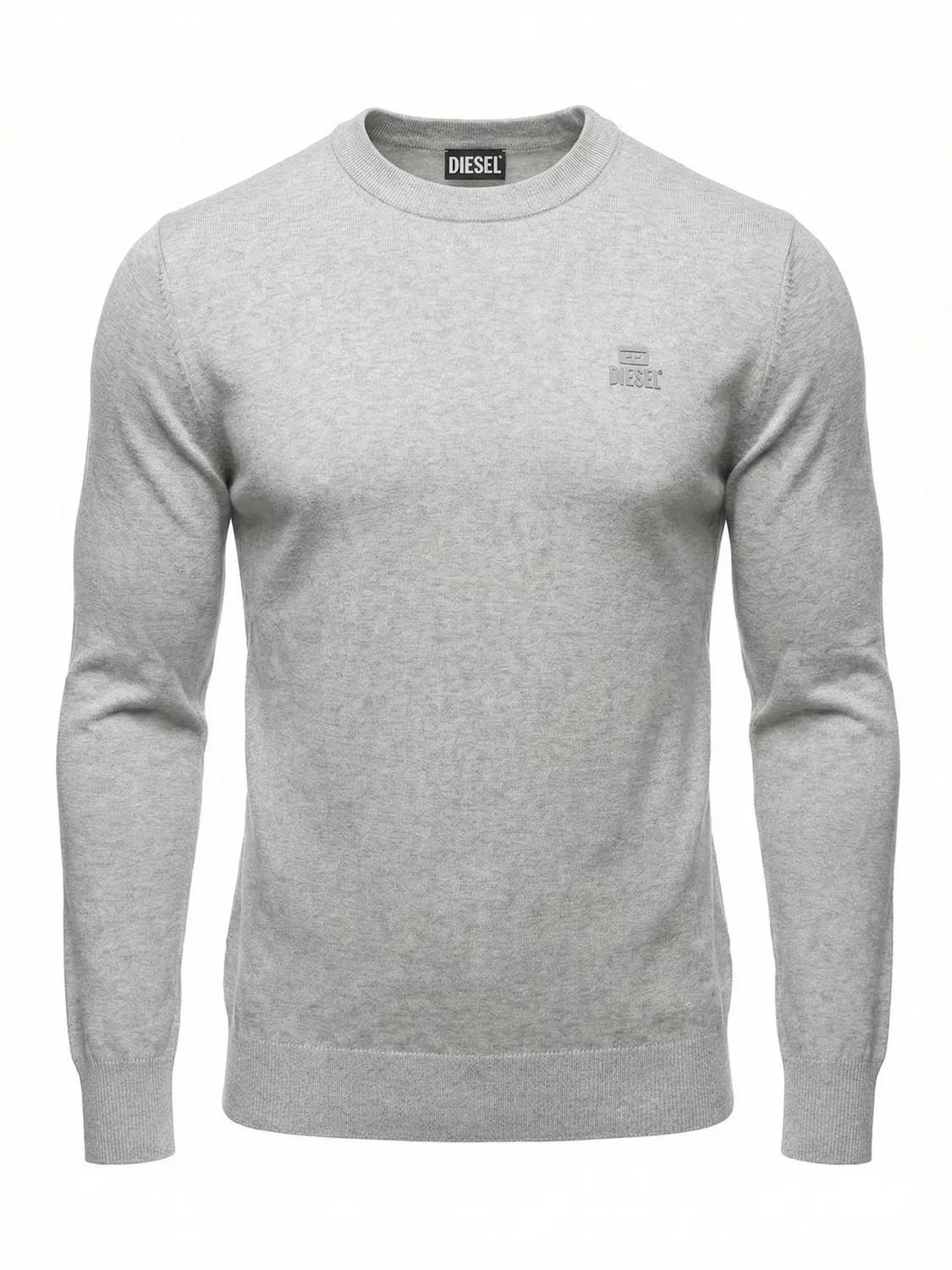 Свитер Diesel K-FREEX-NEWPRINT серого цвета