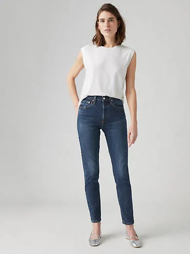 

501 женские джинсы скинни Levi's, цвет Same Intent - Dark Wash