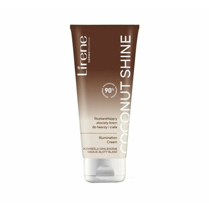 

Осветляющий золотой крем для лица и тела Coconut Shine 150мл, Lirene