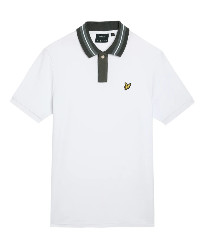 

Поло-Рубашки SS, контрастная поло-рубашка с контрастным воротником Lyle & Scott, белый