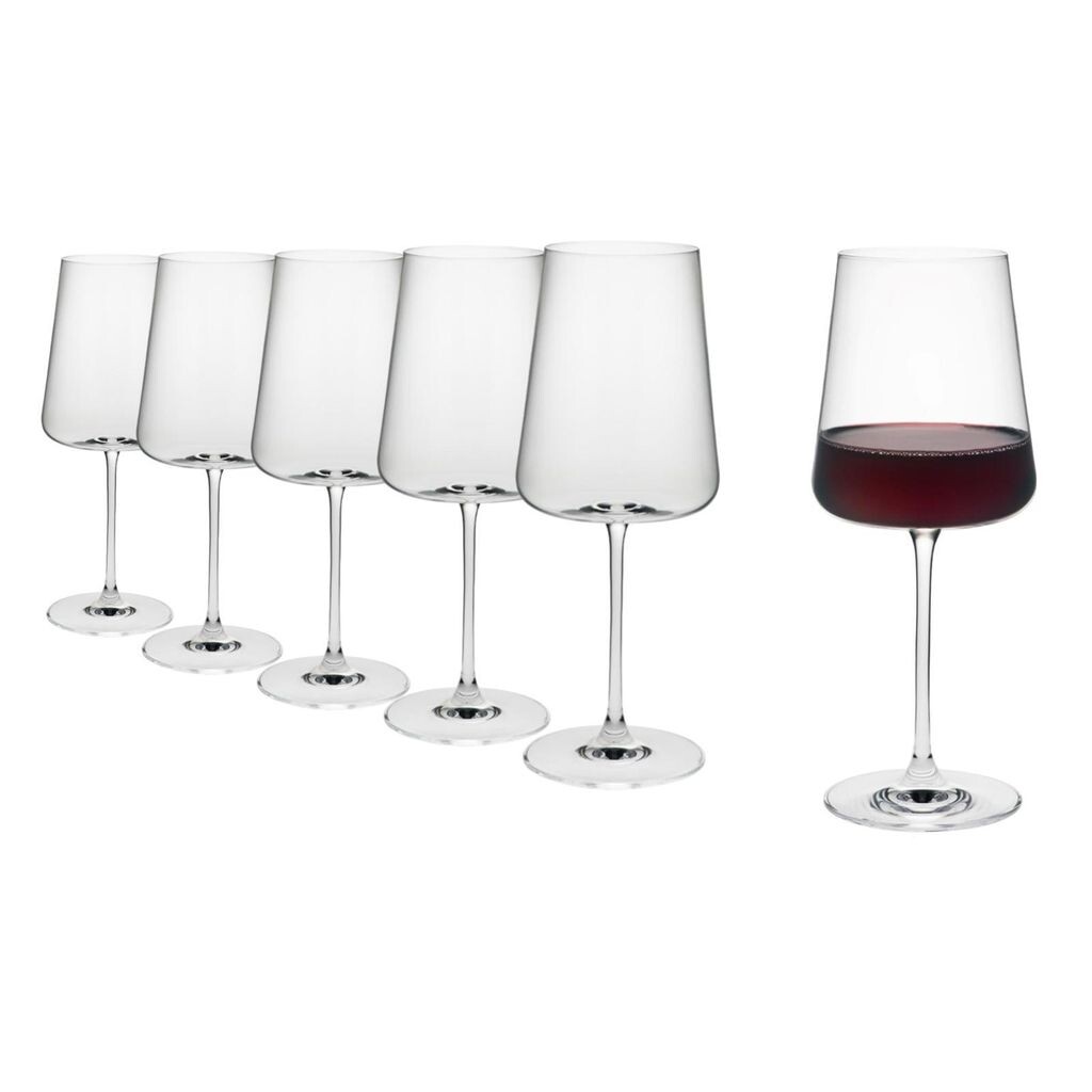 

Бокалы для красного вина Rona Bordeaux, серия Mode, 680 мл, бокал для красного вина современной и эффектной формы, можно мыть в посудомоечной машине, качество премиум-класса, прозрачный