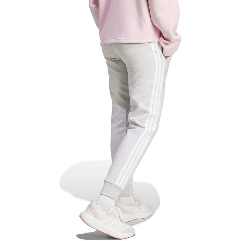 Узкие флисовые брюки Essentials с тремя полосками Adidas, мультиколор — фото 3