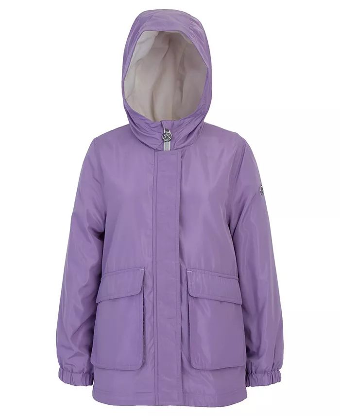 

Куртка-дождевик на флисовой подкладке для больших девочек Michael Kors, фиолетовый