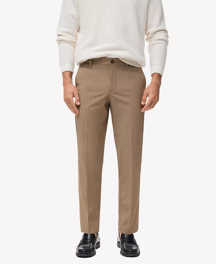 

Мужские брюки Bologna Slim-Fit Comfort-Stretch Mango, серый