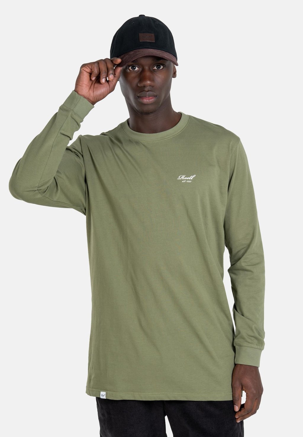 

Топ с длинными рукавами STAPLE LOGO Reell, оливковый