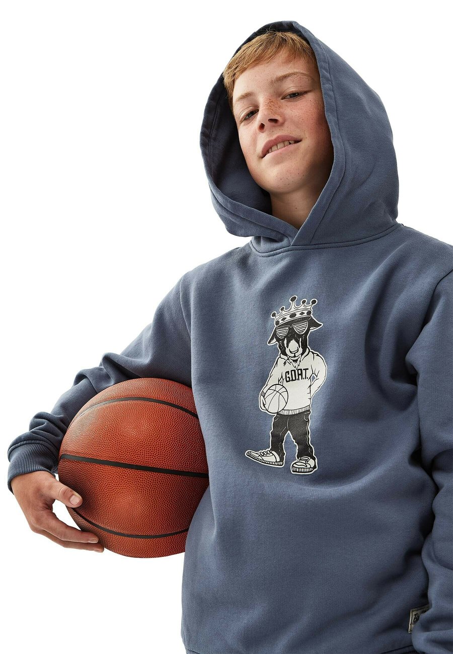 Худи Band of Rascals BAND OF RASCALS HOODED GOAT, Dove-Blue/Blue-Grey — фото 3