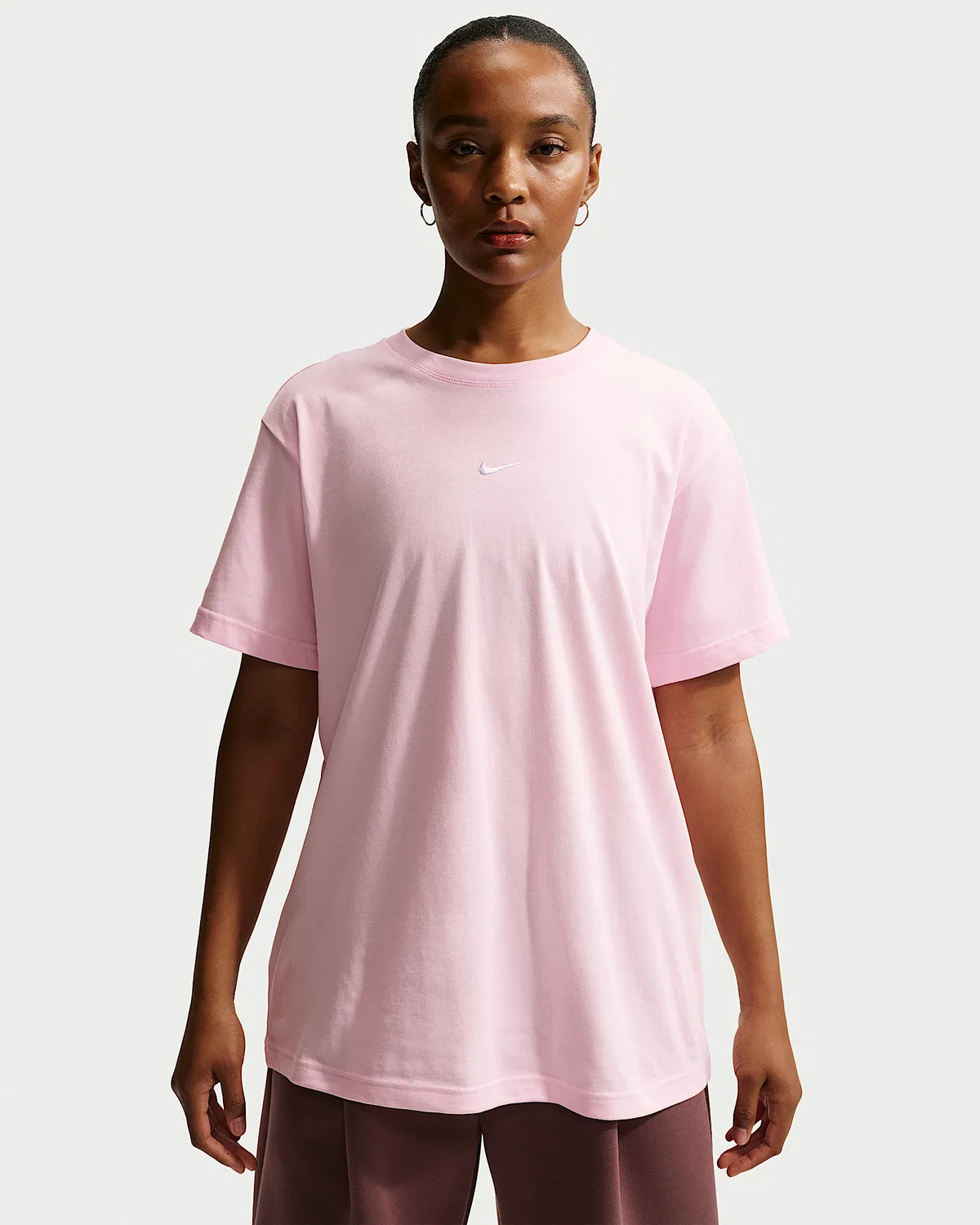 Женская оверсайз футболка Nike Sportswear Classic, Pink Foam