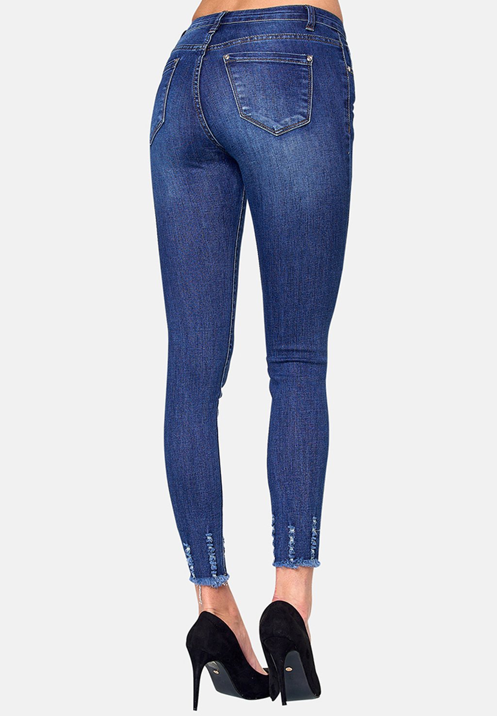 

Джинсы облегающие HIGHWAIST Elara, темно-синий