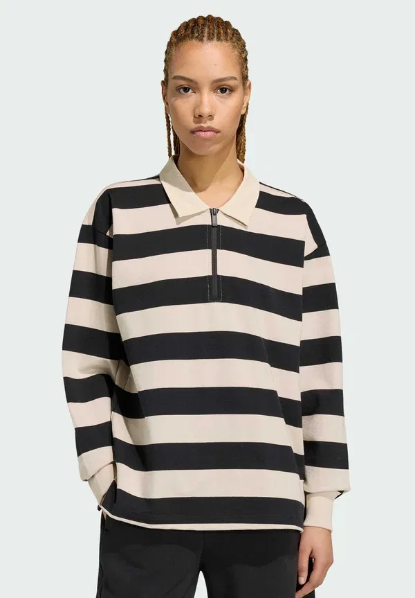 Поло Adidas Sportswear, черный кристальный лен