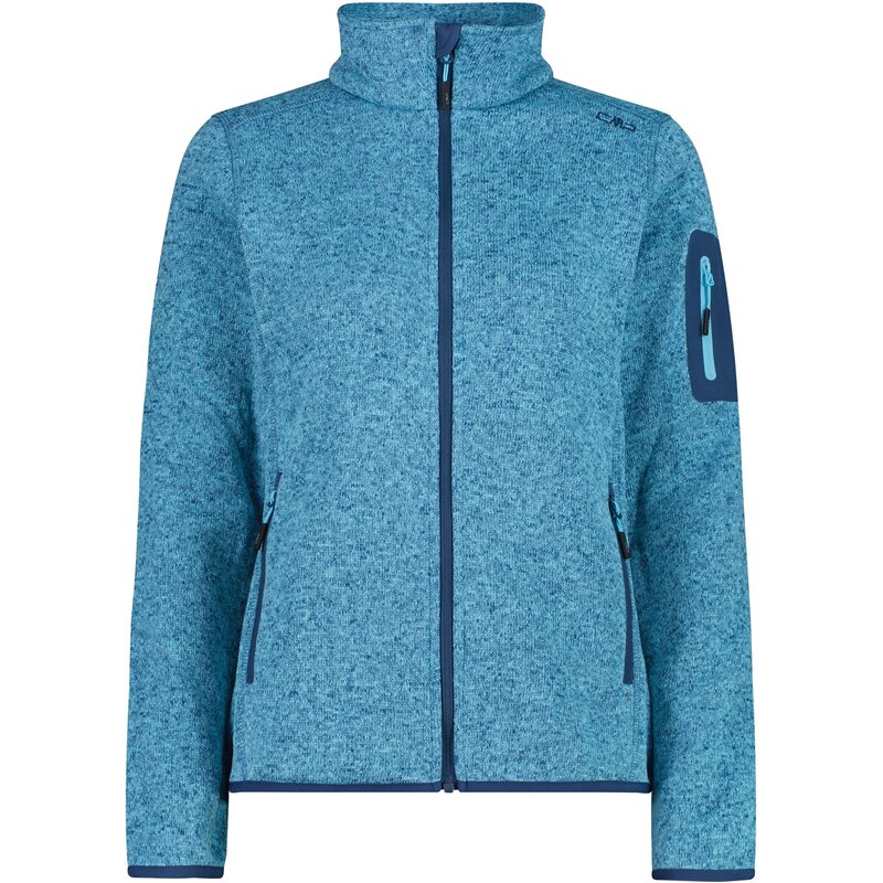 

Под курткой флисовая куртка женская куртка Cmp, цвет topazio-blue ink 07lu