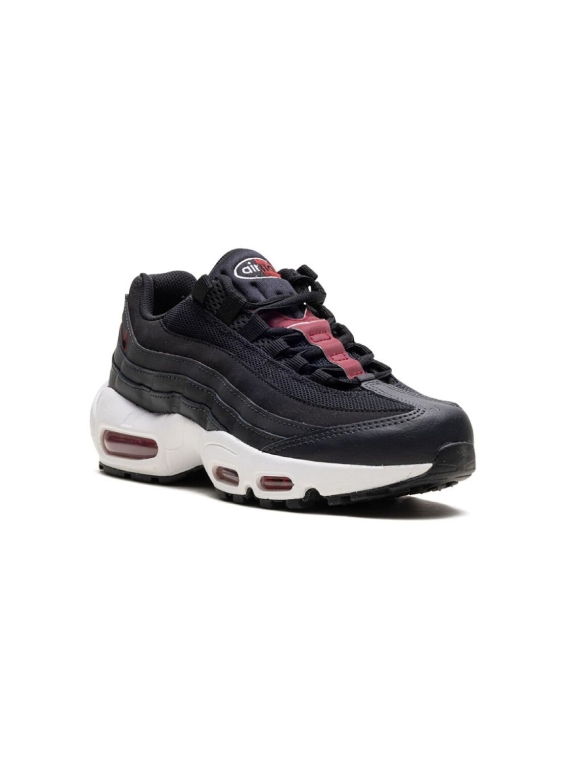 

Nike Kids кроссовки Air Max 95 Recraft Anthracite Team Red, черный