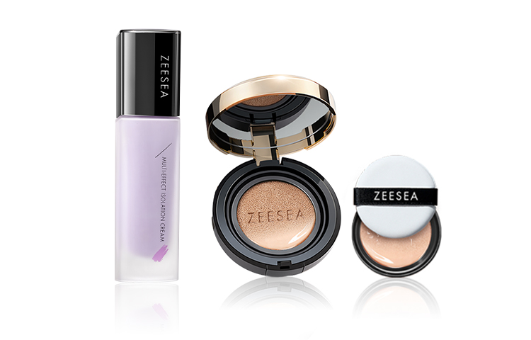 Праймер Air Cushion для макияжа: коррекция тона кожи, маскировка и осветление тона кожи ZEESEA — фото 4