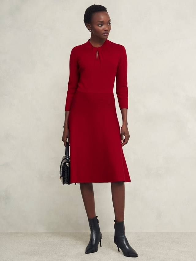 

Вязаное платье эдди Hobbs, цвет True Red