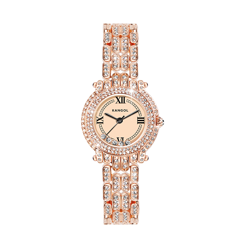 

KANGOL Часы Quartz Movement Metal Strap Women's Watch White Dial
